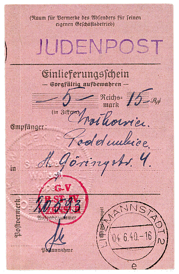 ​Odcinek przekazu pocztowego