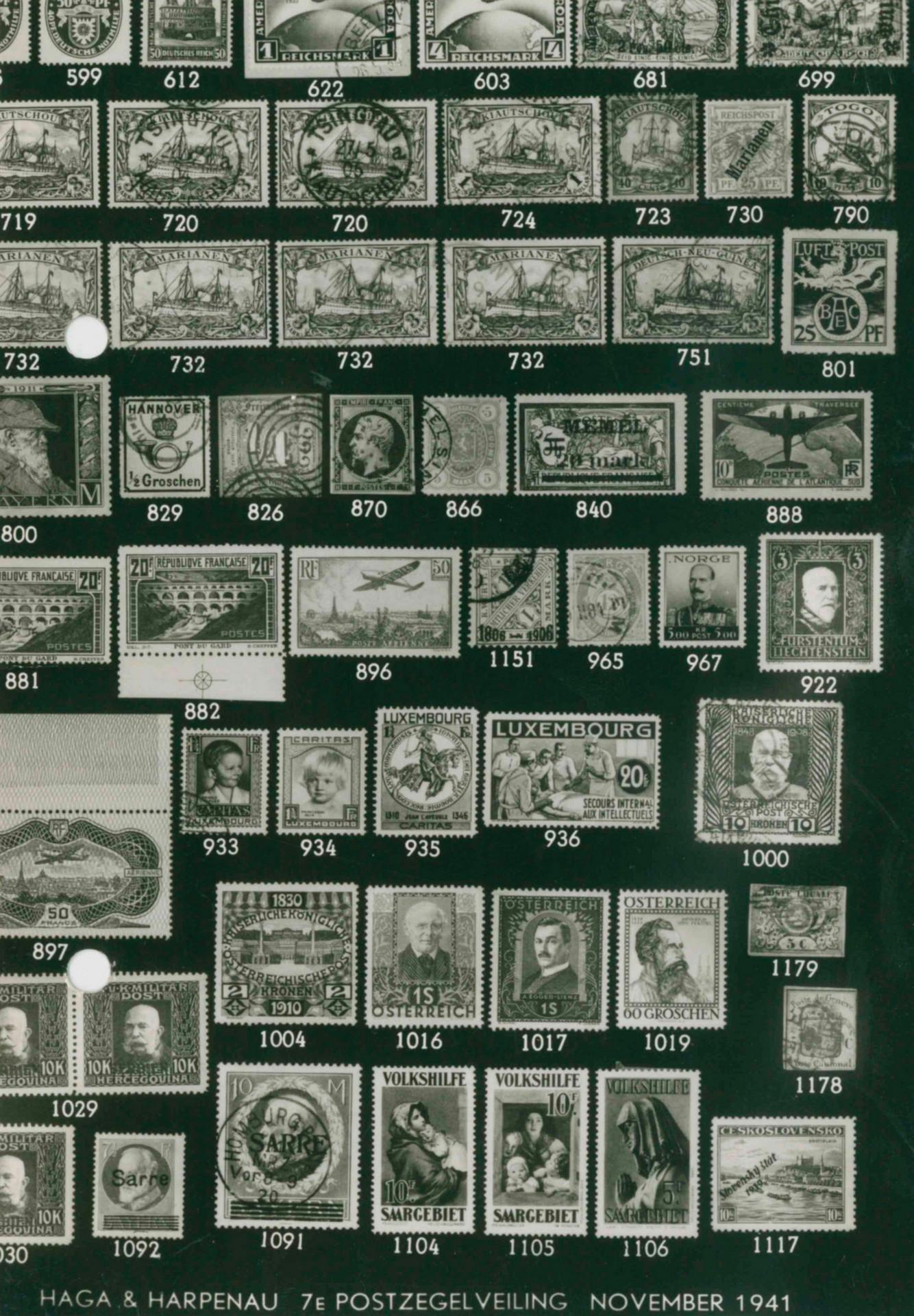 Zbiory znaczków zakupionych dla Gettoverwaltung