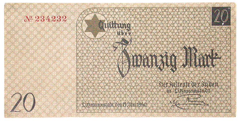 Waluta getta potocznie nazywana „chaimkami”