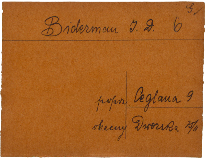 Cards documenting address changes