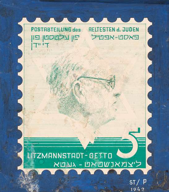 Design of the ghetto stamp