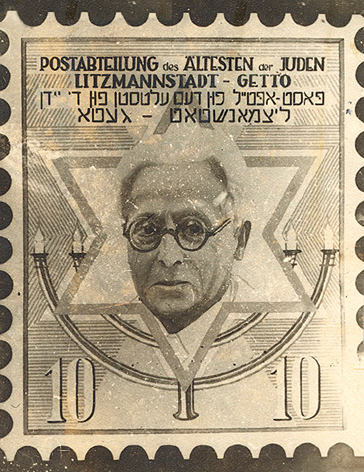 Design of the ghetto stamp