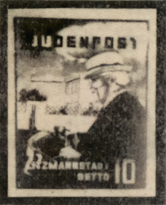 Design of the ghetto stamp
