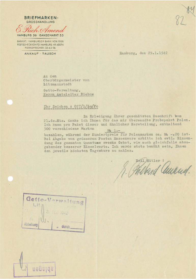 Odpowiedzi firm filatelistycznych