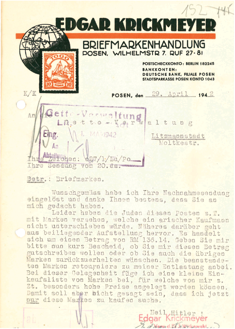 ​Listonosze przy pracy / Postmen at work (Archiwum Państwowe w Łodzi)