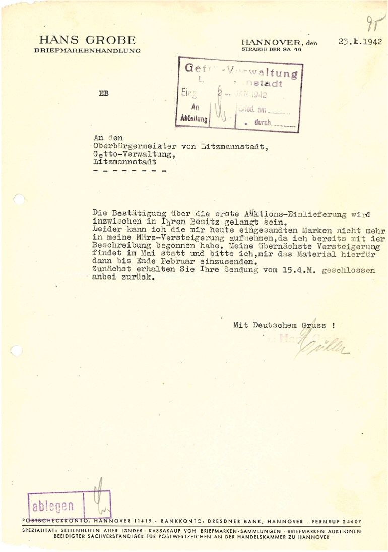 Odpowiedzi firm filatelistycznych