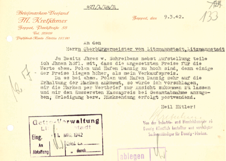 Odpowiedzi firm filatelistycznych