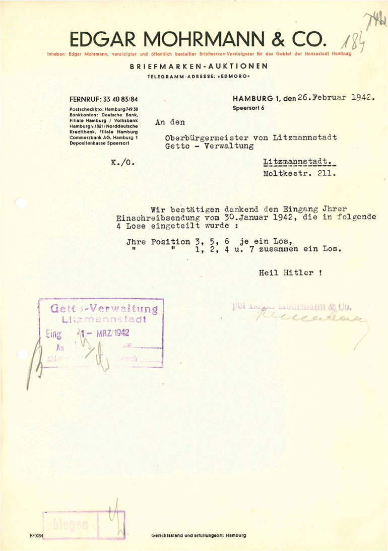 Odpowiedzi firm filatelistycznych