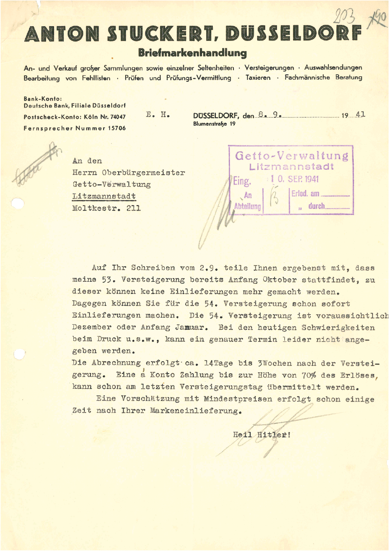 Odpowiedzi firm filatelistycznych